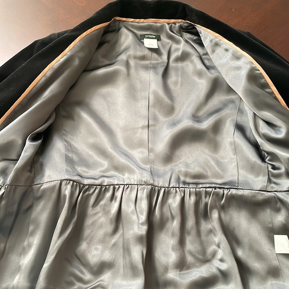 J. Crew Velvet Blazer - black, size 2 - Picture 5 of 7